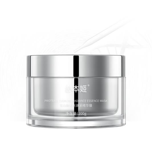 Protease mask that brightens the skin and improves rough skin